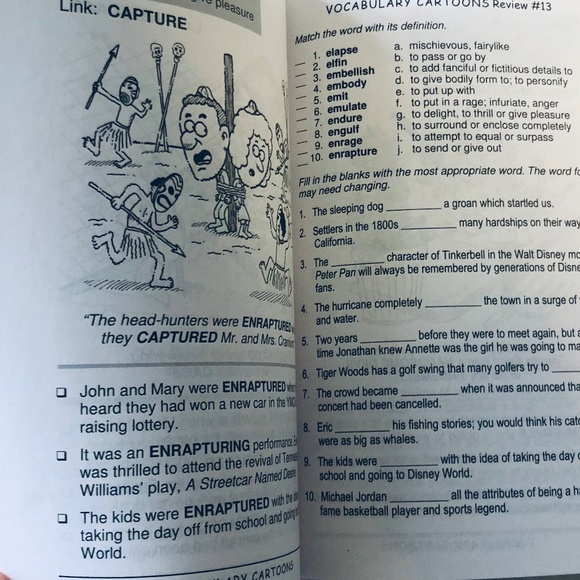 SAT Word Power Vocabulary Cartoons paperback - Picture 3 of 8